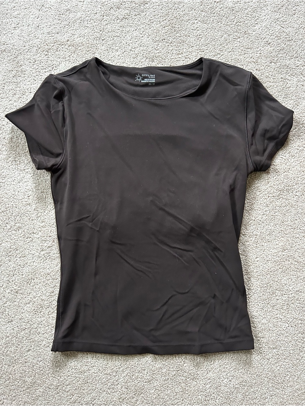 aerie Brown ‘Real Me XTRA T-Shirt’